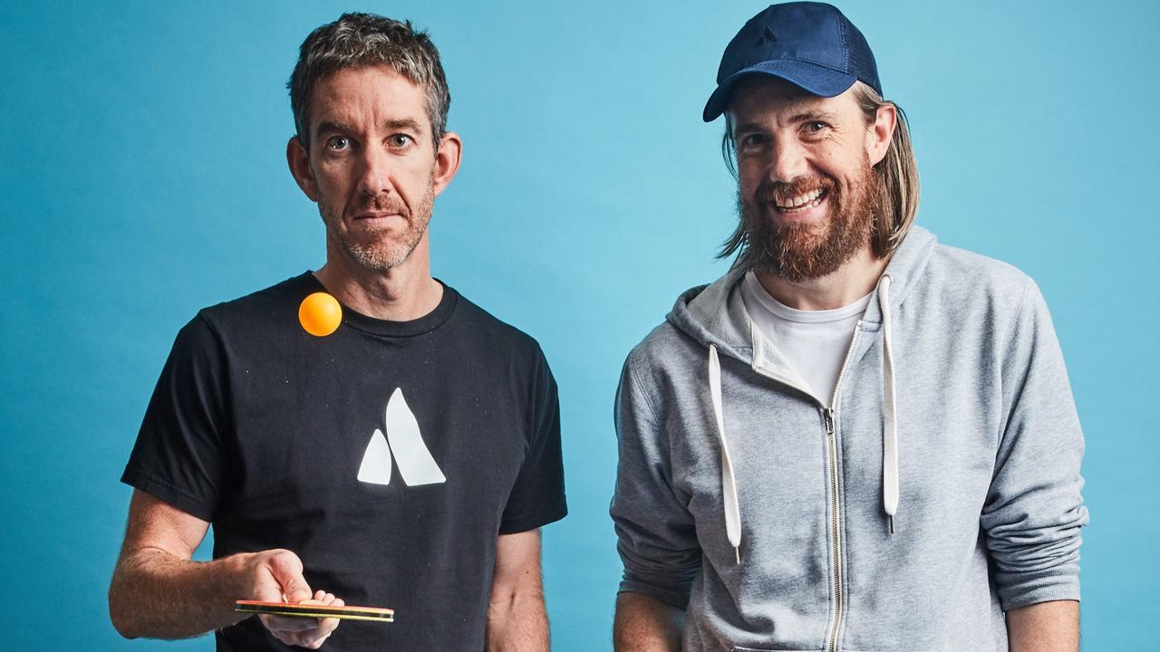 Mike Cannon-Brookes and fellow founder of Atlassian, Scott Farquhar will only need staff to come into the office four days a year. Picture: Supplied