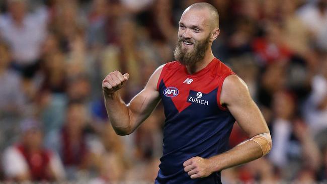 Max Gawn is Melbourne’s new captain. Picture: Michael Klein