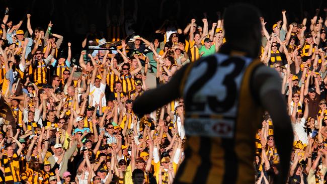 Lance Franklin brought thousands of fans through the gates.