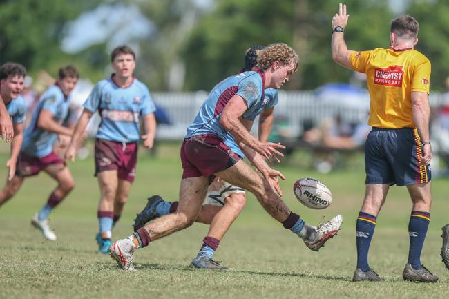 Callum Reidy taps quickly for Norths.