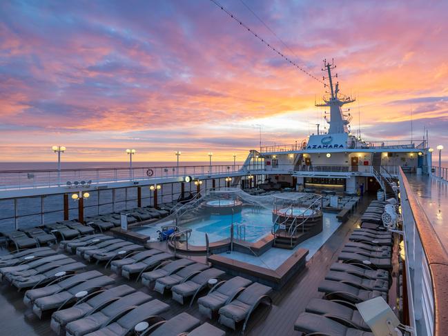 Azamara Quest cruise ship. sunrise at seaPhoto - Tim Faircloth/AzamaraEscape 14 May 2023