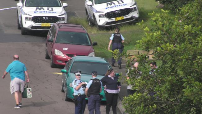 A man is fighting for his life after being allegedly stabbed by two people at a unit at Gertrude Street, North Gosford on the Central Coast. Picture: Satria Dyer-Darmawan