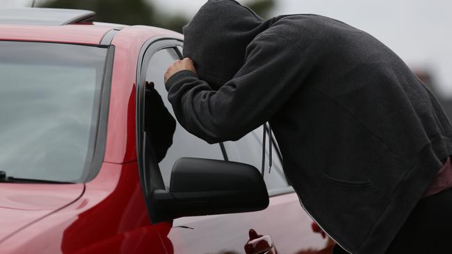 Theft of and from cars has flatlined after Victoria was crowned Australia’s stolen vehicle capital. Generic picture: Brendan Francis