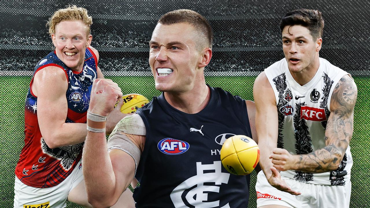 Champion Data's top 10 players after Round 12 in 2023 and the players  coming with a bullet