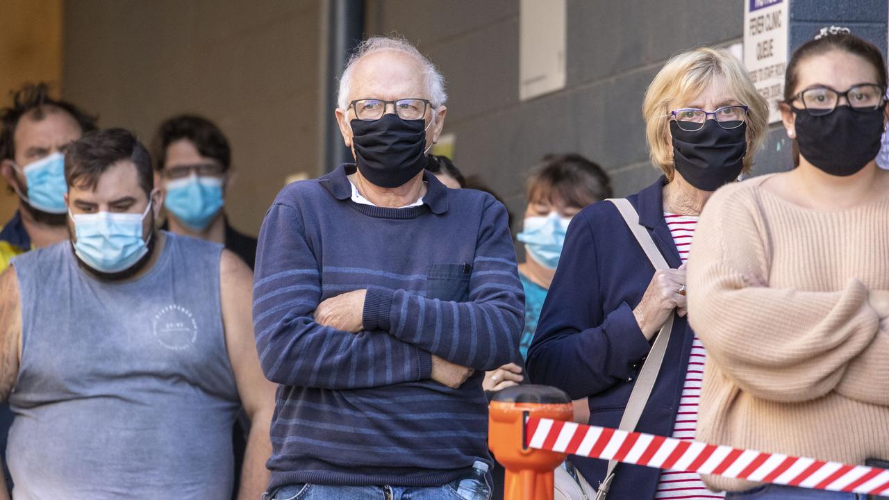 Deputy CHO Dr James Smith said there will potentially be hundreds of cases per day in Queensland once Covid is transmitting in the community. (Photo by Glenn Hunt/Getty Images)