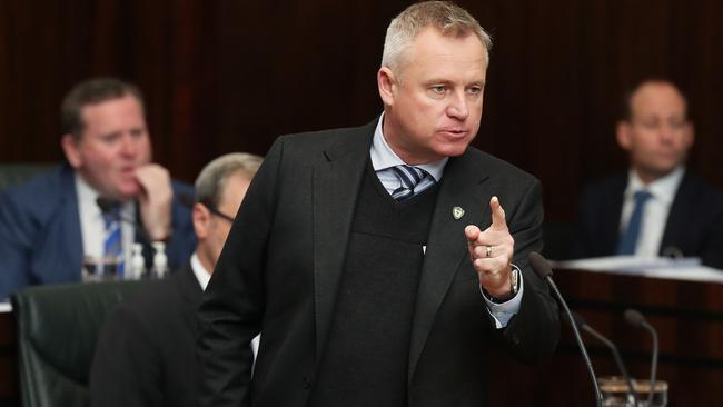 Premier Jeremy Rockliff. Question time in the Tasmanian parliament. Picture: Nikki Davis-Jones