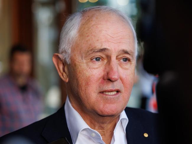 Former prime minister Malcolm Turnbull says US President Donald Trump’s brand of politics is ‘wrong morally’. Picture: David Swift