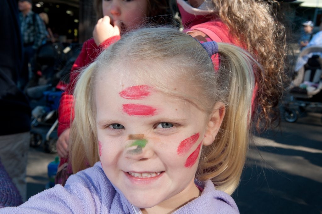 Briana Leahy waits to meet the birthday girl at Bindi Irwin's celebrations at Australia Zoo. . Picture: Warren Lynam