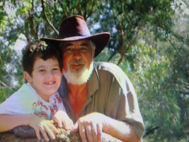 John Edge with grandson (Supplied: Toni Edge)