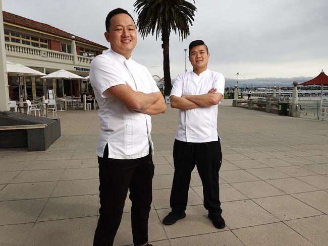 John Woo and Allan Hwang will lead the charge at Geelong’s rebranded The Pavilion. Picture: Michael Klein.