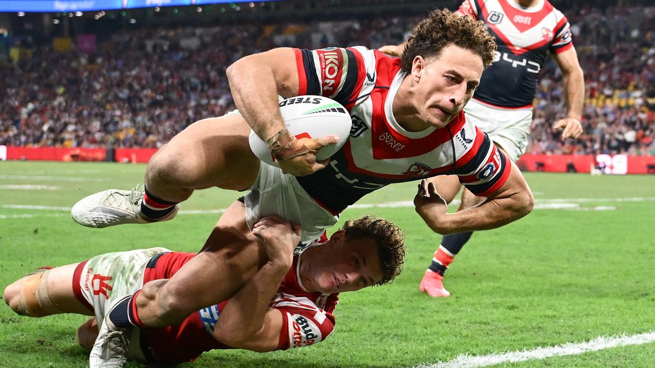 NRL live: Dolphins rattled as Roosters put on a magic show