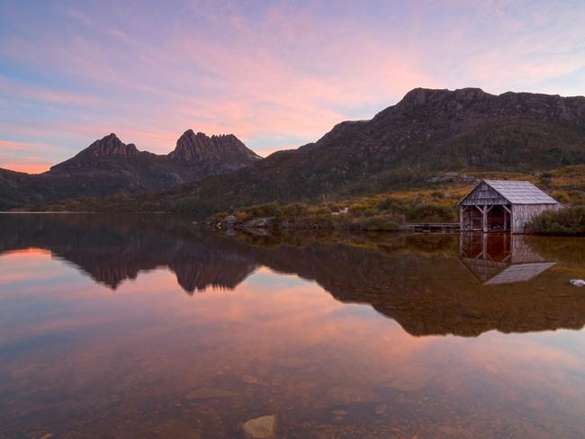 Cradle Mountain over Dove Lake. Picture: Tasmania Parks and Wildlife Service