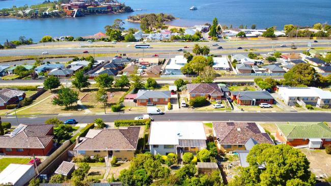 Hobart houses aerial. Picture: Supplied