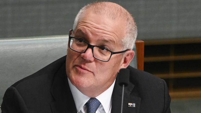 CANBERRA, AUSTRALIA, NewsWire Photos. SEPTEMBER 6, 2023: Scott Morrison during Question Time at Parliament House in Canberra. Picture: NCA NewsWire / Martin Ollman