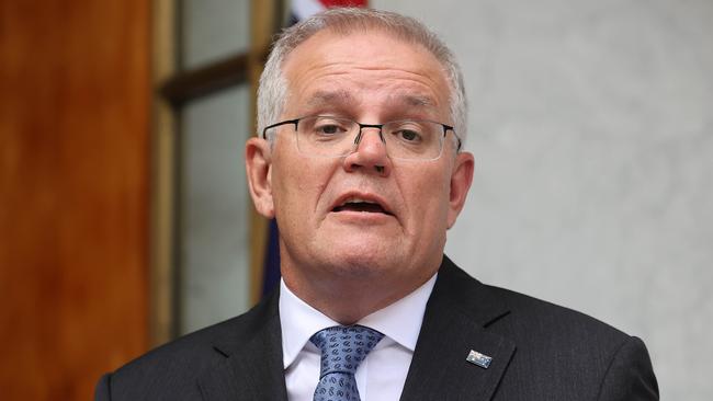 Scott Morrison joins the long line of prime ministers who have faced attacks from within their own government. Picture: Gary Ramage