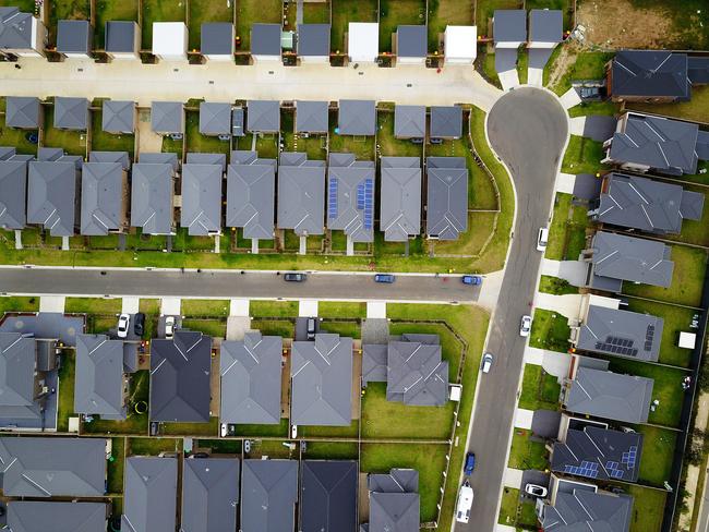 SNAP SYDNEY -  A house and land development at Marsden Park in Sydney's north west. Picture: Toby Zerna