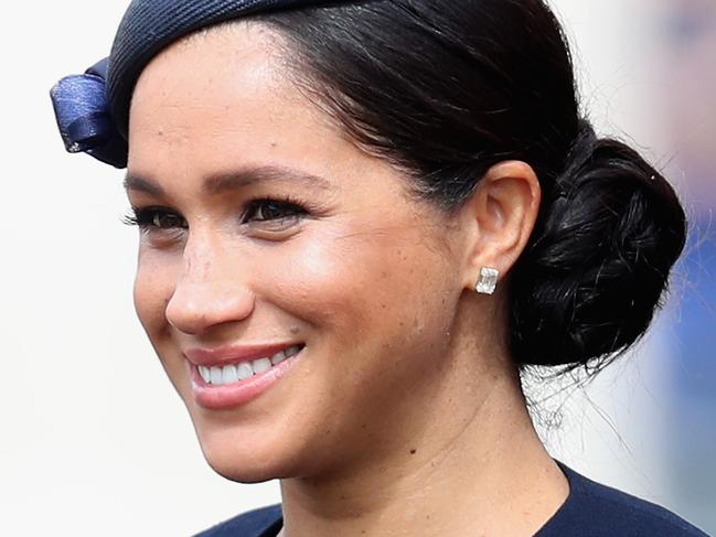 LONDON, ENGLAND - JUNE 08:  Meghan, Duchess of Sussex during Trooping The Colour, the Queen's annual birthday parade, on June 8, 2019 in London, England.  (Photo by Chris Jackson/Getty Images)