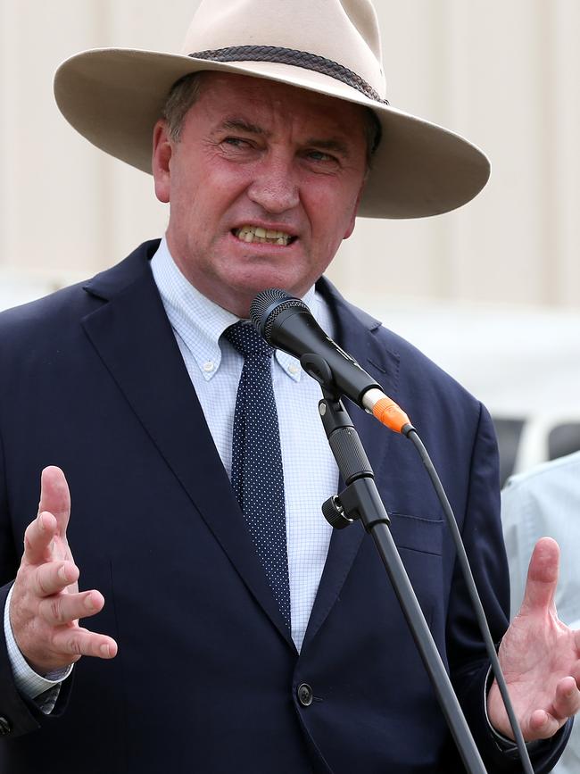 Barnaby Joyce. Picture: ANDY ROGERS