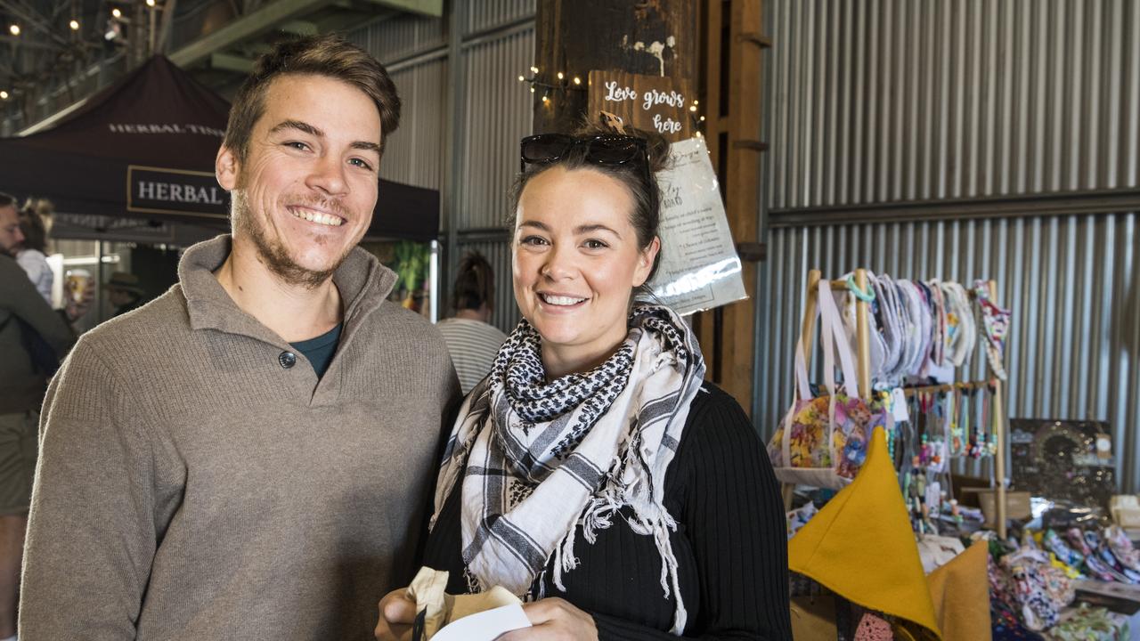 SHOPPING AROUND: Tom and Sam Pigozzo check out the Mums and Bubs Expo. Picture: Kevin Farmer