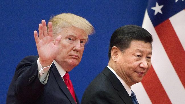 Donald Trump is now in a strong position on trade, as China's President Xi Jinping tries to walk back on earlier commitments. Pic: AFP