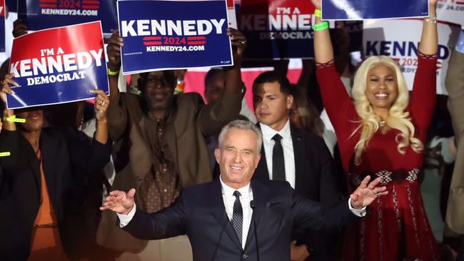 Robert F. Kennedy Jr. announces his candidacy for President of the United States. Picture: Getty Images.