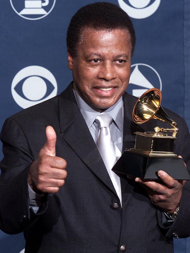 Wayne Shorter with one of his Grammies in 2000. Picture: AFP