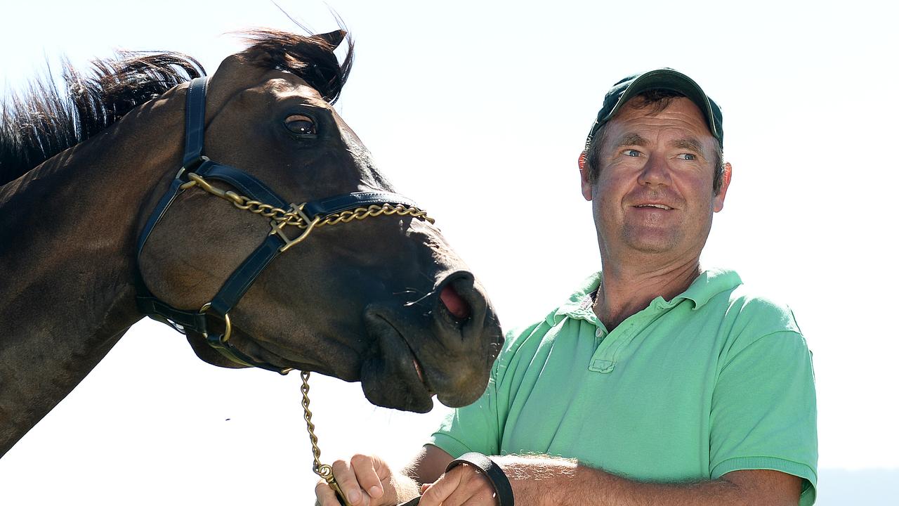 Trainer Rod Northam at Scone racetrack