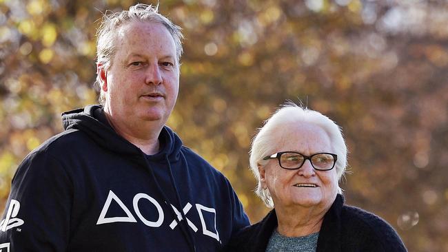 DAILY TELEGRAPH - 4/7/24Aged care story - Anthony Bowe and his mum Patricia Shea pictured in Kingswood today.   Picture: Sam Ruttyn