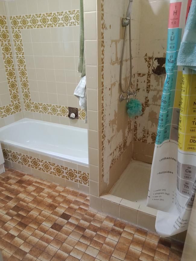 The toilet and bathroom were combined to create a bigger space. Picture: Supplied.