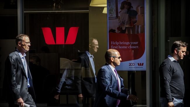 A Westpac Bank branch in Sydney. Hollie Adams/The Australian