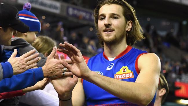 Marcus Bontempelli is among the youngest players invited to this year’s Brownlow. Picture: Quinn Rooney/Getty Images