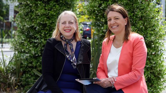 Women’s Community Shelters CEO Annabelle Daniel and Bayside Council's Dr Christina Curry are leading the charge for the new southeast domestic violence shelter. Picture: Craig Wilson.