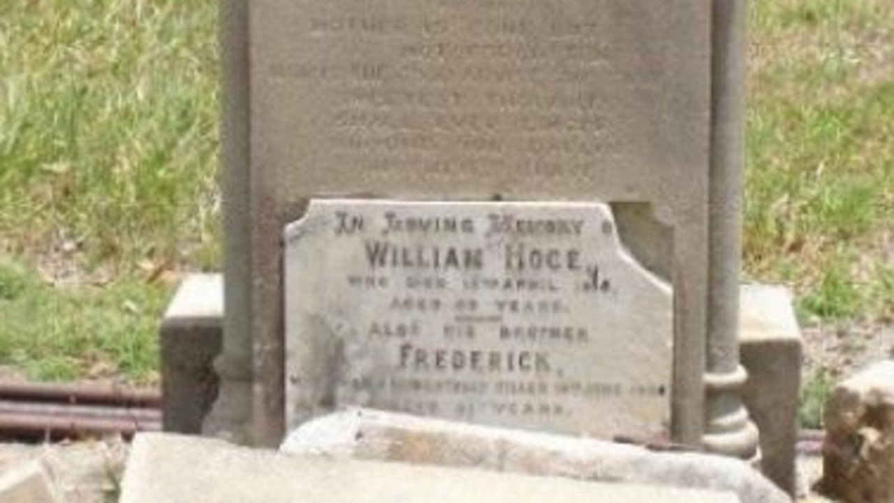 Constable Frederick Hoge died on June 15 in 1908 after falling from a train.