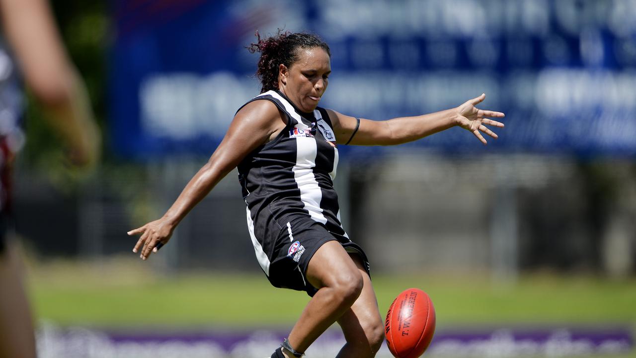 Michaeline Brown playing for Palmerston.