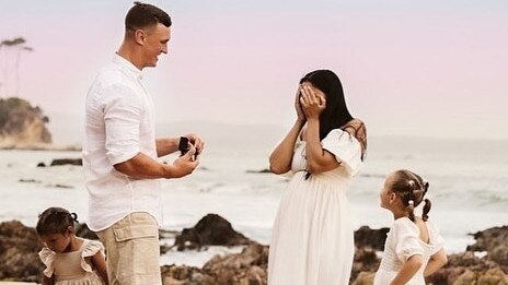 Canberra Raiders player Jack Wighton caught the attention of celebrity name and shame Instagram page - Celeb Spellcheck - with his marriage proposal., Picture: Instagram