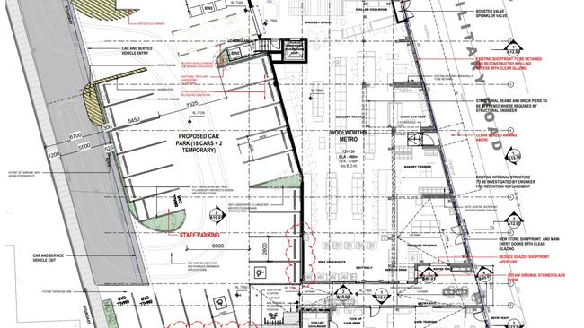 Latest architectural plans outline dozens of amendments.