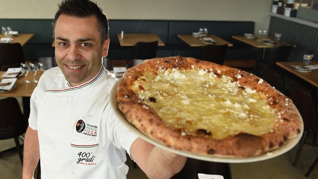 The world’s cheesiest pizza is on the menu this weekend. Picture: David Smith