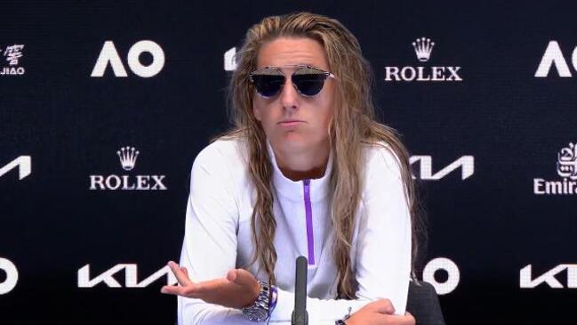 Azarenka bristles at political questions