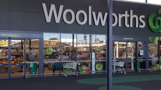 Last week's fight took place outside Woolworths in Redbank Plains.