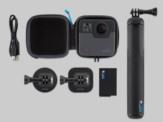 The Fusion ships with a small protective case with the option for selfie sticks and tripods.