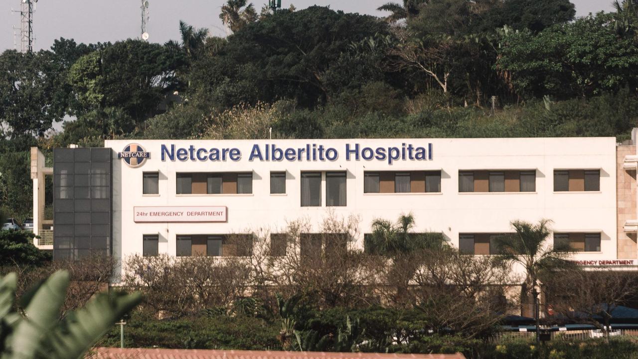 The hospital in Ballito, north of Durban, where Princess Charlene of Monaco has been staying. Picture: AFP