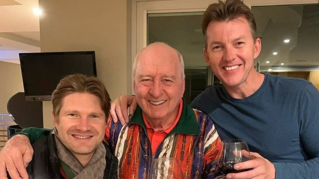 Shane Watson, Alan Jones and Brett Lee. Photo: Twitter