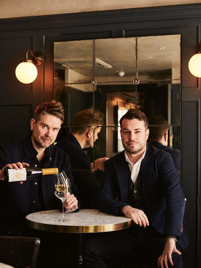 Noble Rot founders (L) Dan Keeling and Mark Andrew.