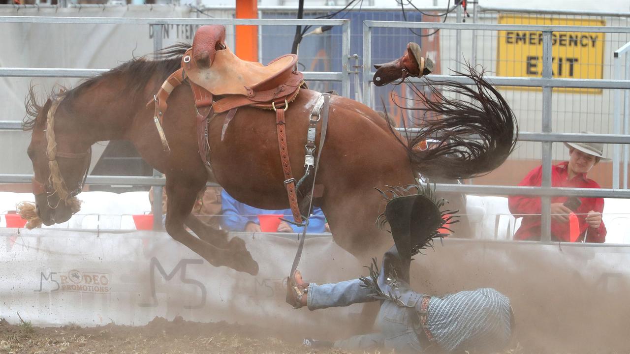 M5 Rodeo Promotions claim to bring Australia’s “best bucking stock action” in Australia. Picture: Mark Wilson