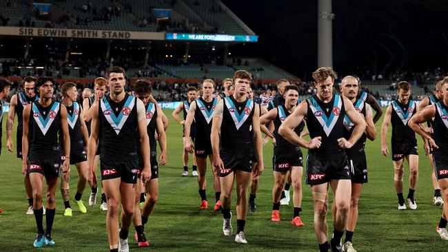 Port Adelaide’s season is all but over. Picture: Getty Images