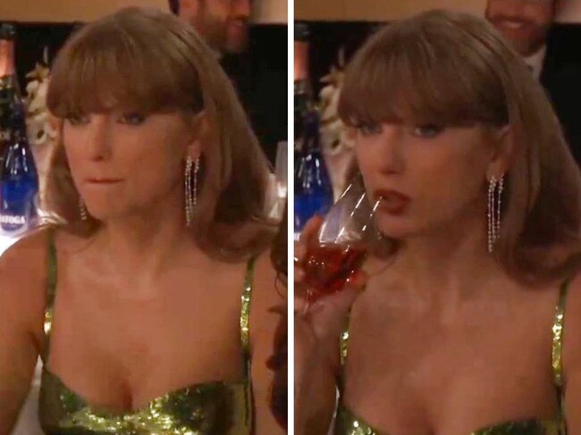 Taylor Swift not impressed with Jo Koy at Golden Globes