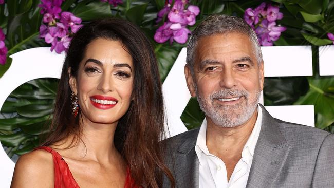 Amal and George Clooney (pictured here at the recent premiere of his film, <i>Ticket to Paradise</i>) tied the knot in 2014. Picture: Tommaso Boddi/Getty Images/AFP