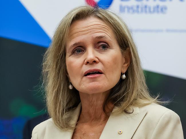 MELBOURNE, AUSTRALIA- NewsWire Photos 19 MAY 2021 : Professor Sharon Lewin of The Doherty Institute at todayÃs announcement , that the Andrews Labor Government is funding the development of a new Australian Institute for Infectious Disease in Victoria in the fight against future pandemics. Picture : NCA NewsWire / Ian Currie