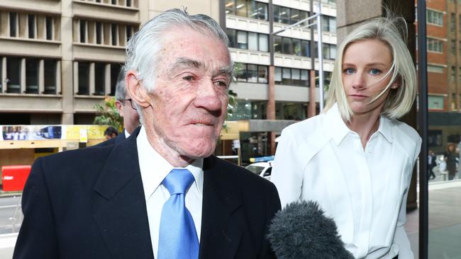 Ken Rosewall faces questioning over the collapse of stockbroking firm BBY. Picture Renee Nowytarger / The Australian