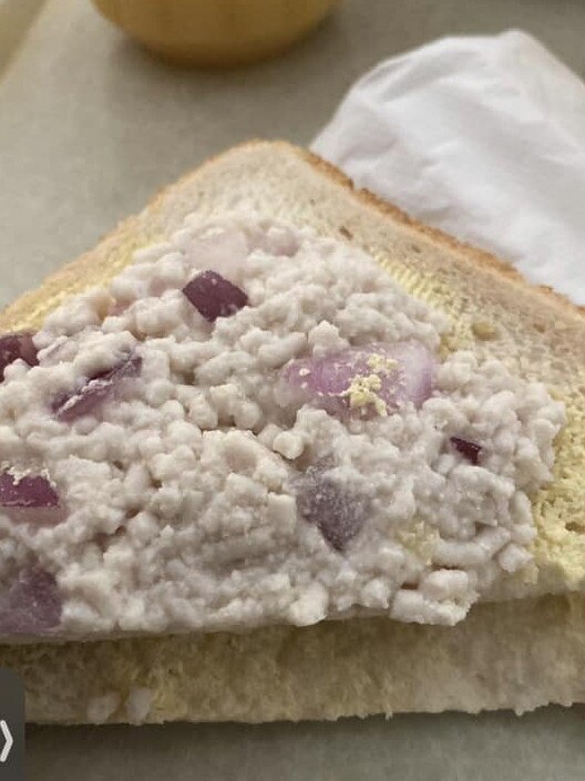 Lunch at Lyell McEwin Hospital. Picture: Kelly Bennett